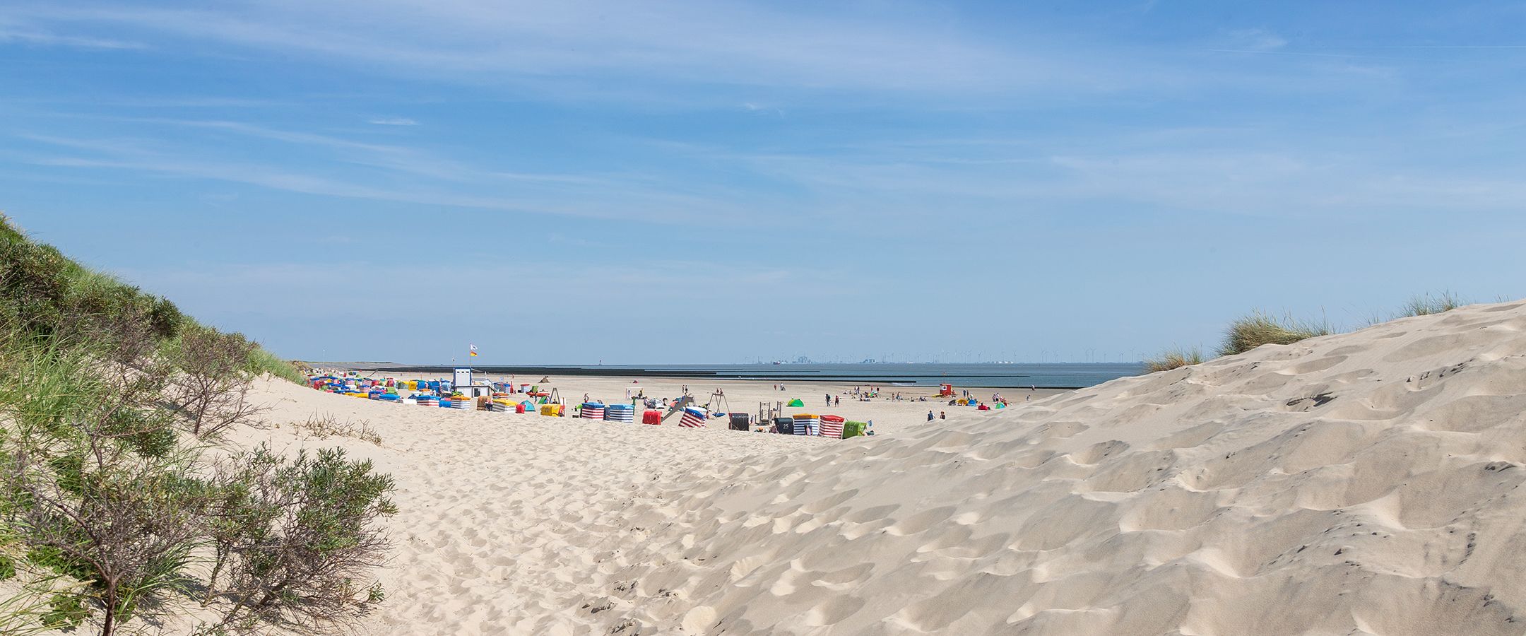 Zugang zu Südstrand auf Borkum